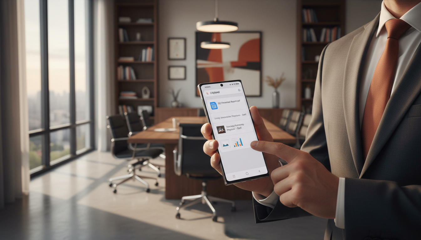 découvrez comment retrouver facilement un document copié dans le presse-papier de votre appareil samsung grâce à nos astuces simples et rapides.