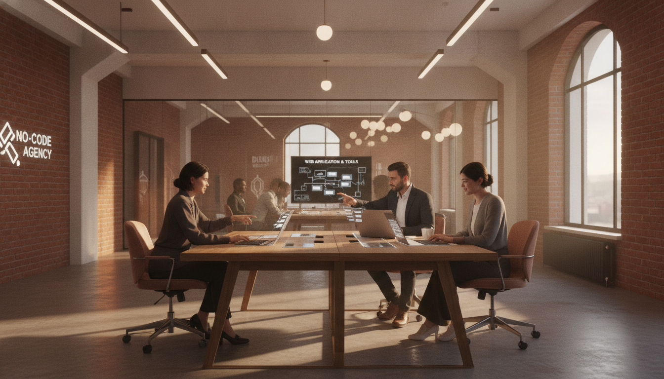 agence no-code spécialisée dans le développement d'applications et d'outils web sur-mesure, sans nécessiter de programmation. accélérez vos projets digitaux facilement et rapidement.