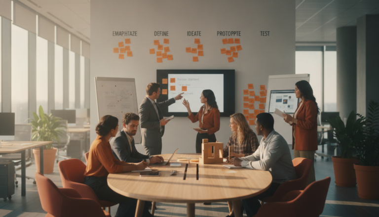découvrez les 5 étapes clés du design thinking pour comprendre et résoudre efficacement les problèmes des utilisateurs grâce à une approche centrée sur leurs besoins.