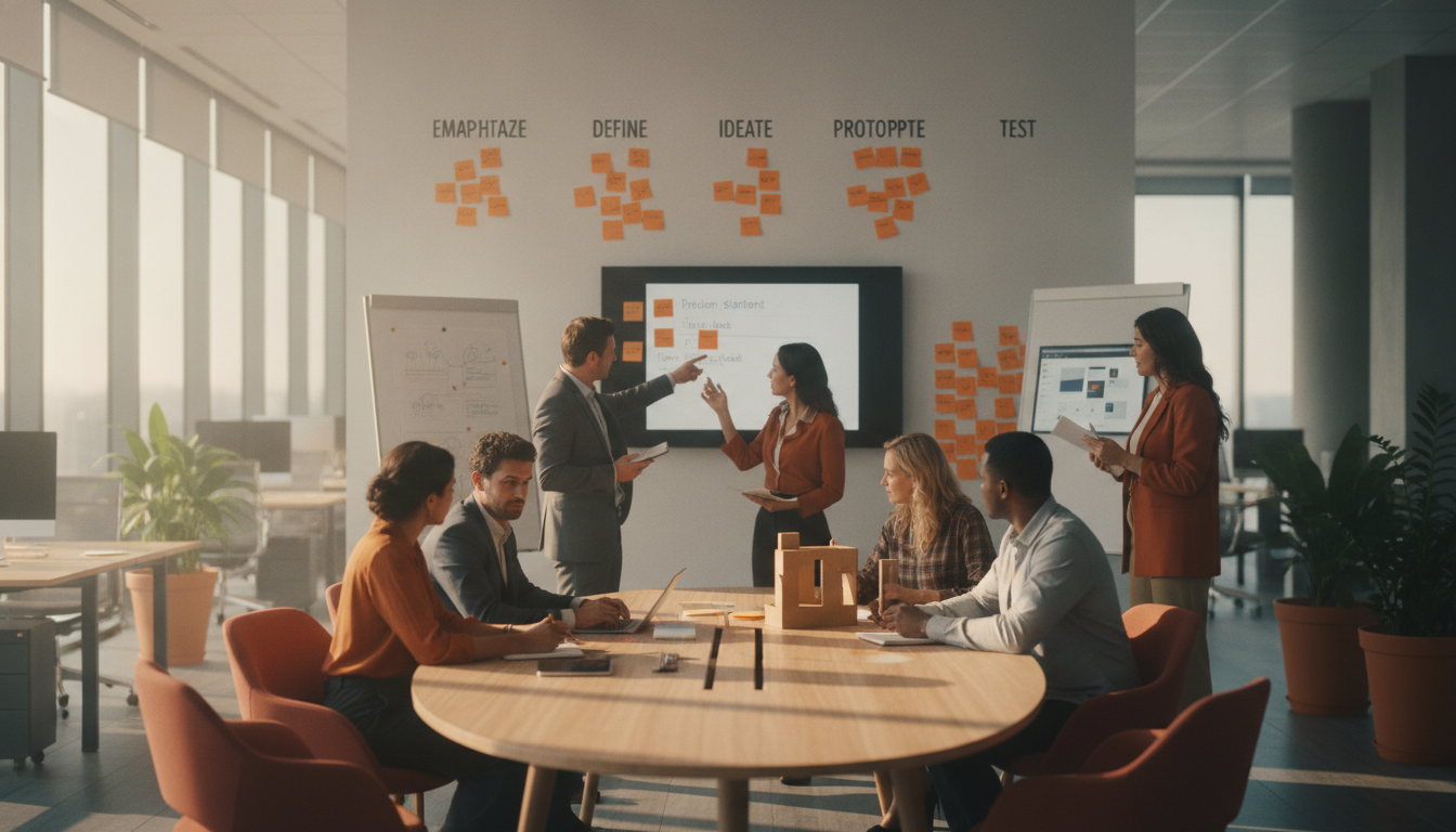 découvrez les 5 étapes clés du design thinking pour comprendre et résoudre efficacement les problèmes des utilisateurs grâce à une approche centrée sur leurs besoins.